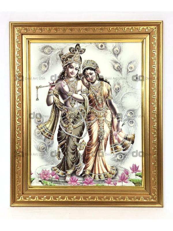 RADHA KRISHNA WHITE BKG