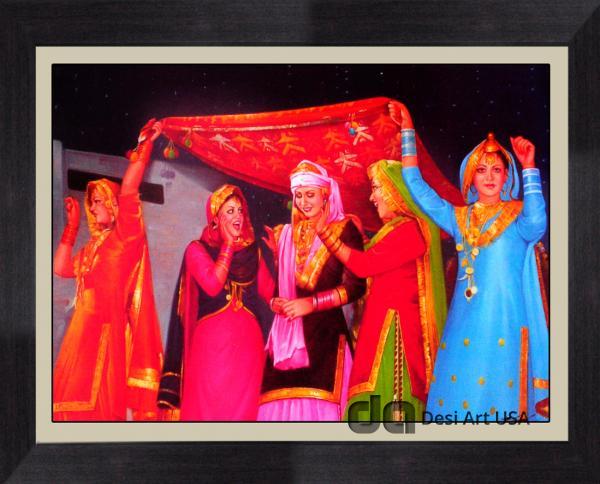 punjabi culture and tradition paintings