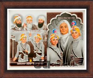 guru gobind singh with family