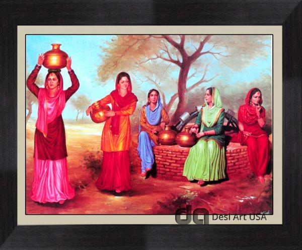 punjabi culture and tradition paintings