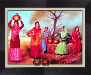 punjabi culture and tradition paintings