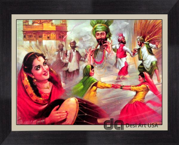 punjabi culture and tradition paintings