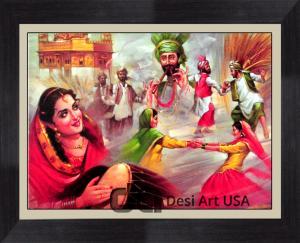 punjabi culture and tradition paintings