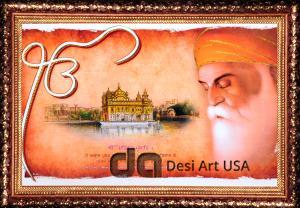 guru nanak dev ji in golden temple