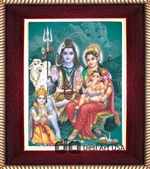 shiv parvati family