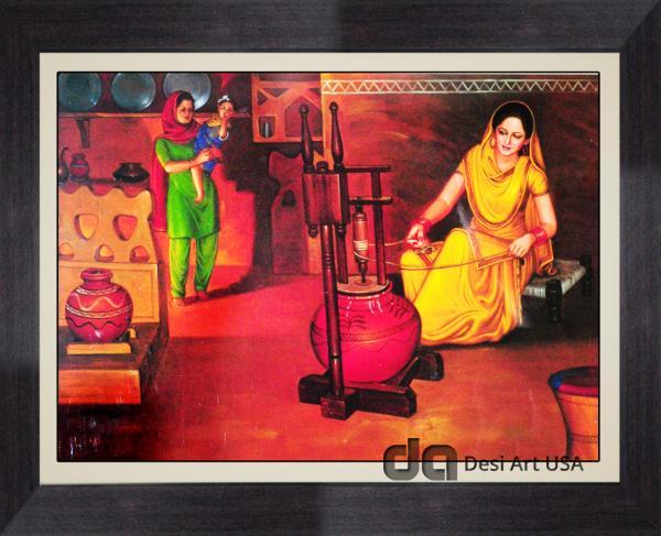 punjabi culture and tradition painting