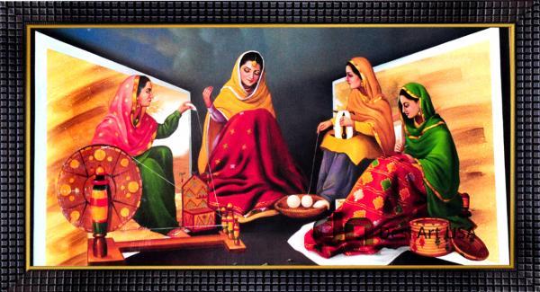 punjabi culture and tradition paintings